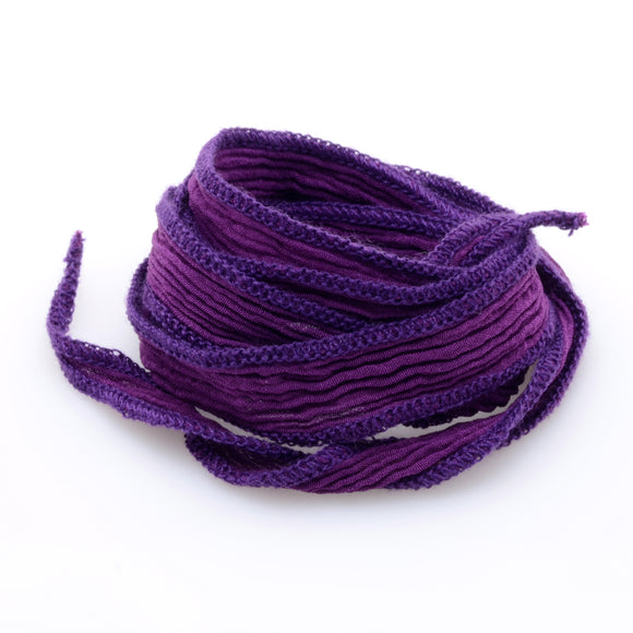 Deep Purple Silk Wrap