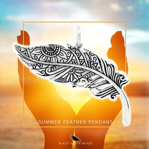 Summer Feather Pendant