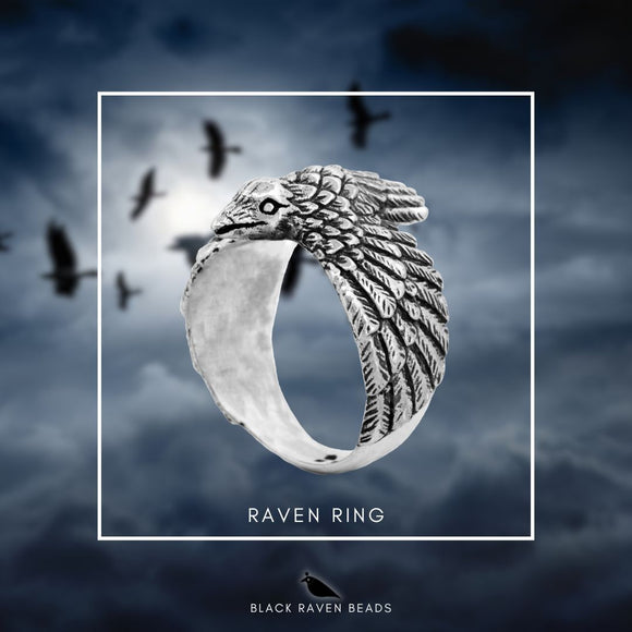 Raven Ring Size 6