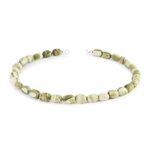 Green Yellow Calcite You Necklace 42 cm