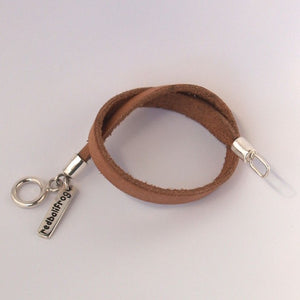 Tan Leather Strap Bracelet