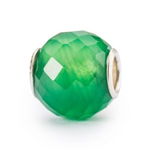 Round Green Onyx Facet